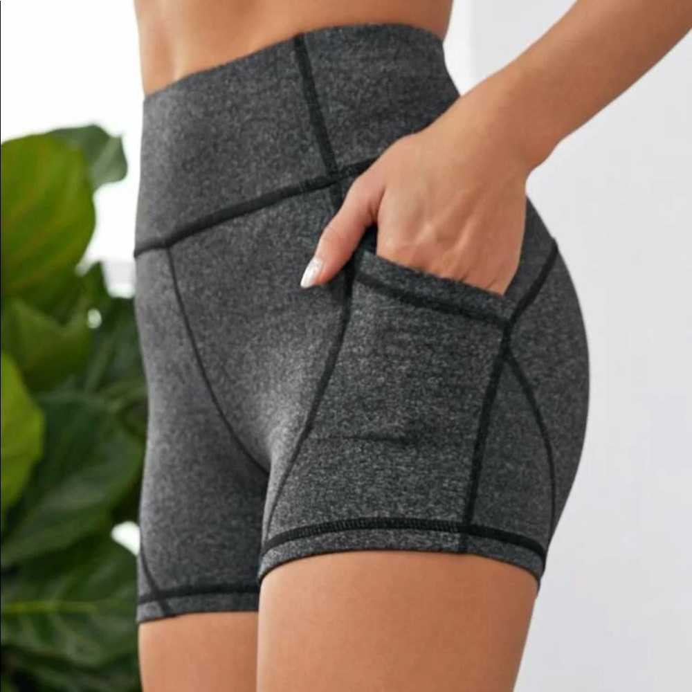 A5 - 271 Workout bike shorts gray grey size small